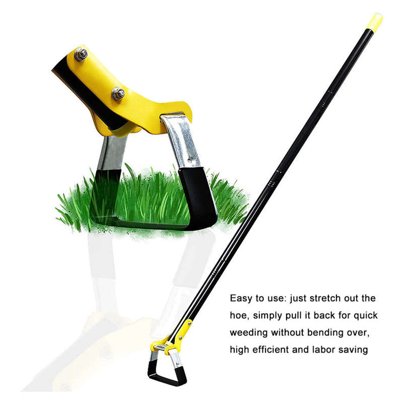 Handheld Stainless Steel Weeding Stirrup Hoe Soil Loose Rank Grass Trimming Rake Farm Garden Agricul