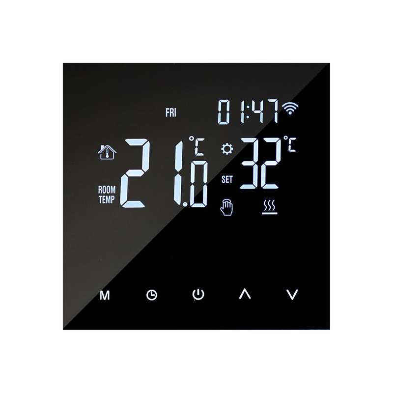 WIFI Smart Heating Thermostat Digital Temperature Controller Mobile Phone APP Control Touchscr
