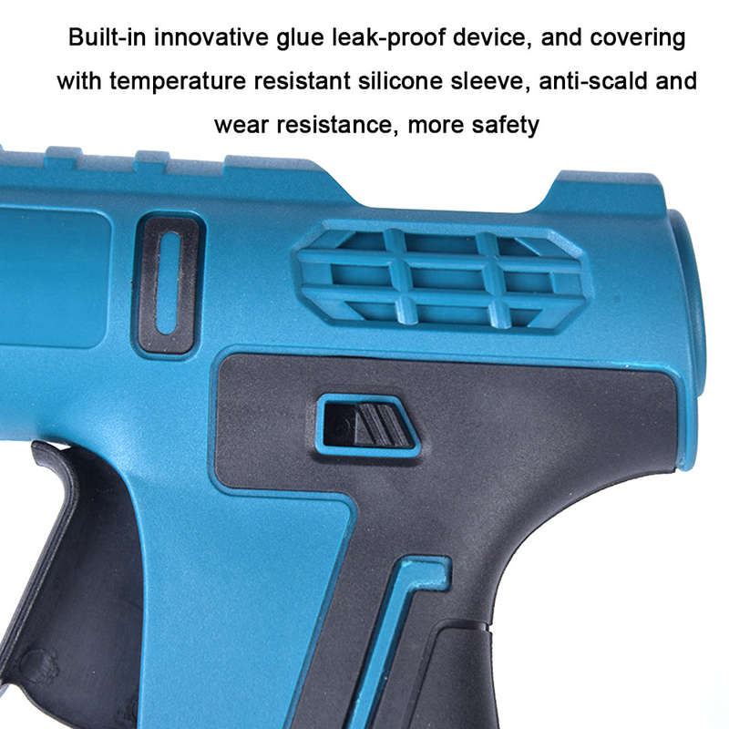 Electric Hot Melt Glue Machine Portable Cordless Lithium Glue Extrusion Tool Applicator for Home DIY