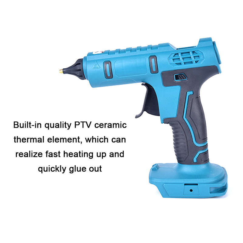 Electric Hot Melt Glue Machine Portable Cordless Lithium Glue Extrusion Tool Applicator for Home DIY