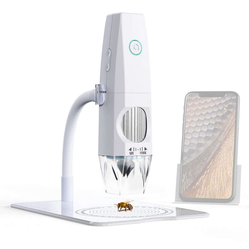 2MP 1080P WiFi Electron Microscope USB Mobilephone Computers Connecting Microscope Photo Video Takin