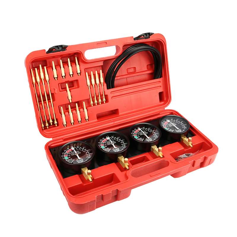 4-Cylinder Vacuum Carburetor Synchronization Balancer Gauge Universal Carb Synchronizer Balancing Ga