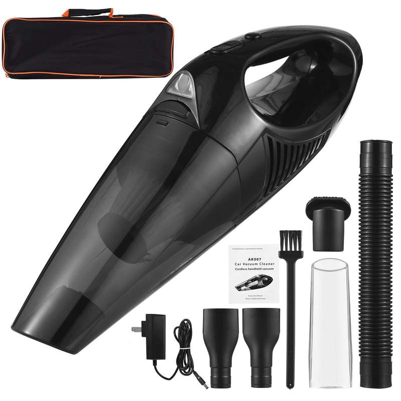 Portable Cordless Car Vacuum Cleaner 8KPa Powerful Handheld Rechargeable Car Vacuum with LED Light L