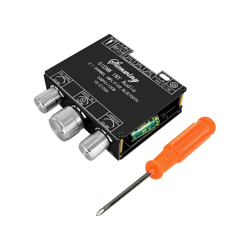 2.1 Channel BT 5.1 Digital Audio Amplifier Board Module High and Low Tone Subwoofer Support AU