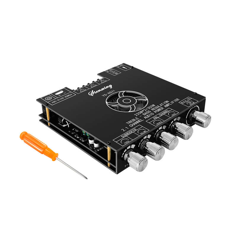 2.1 Channel BT 5.1 Digital Audio Amplifier Board Module High and Low Tone Subwoofer Support AU