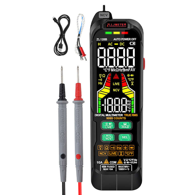 Digital Multimeter Professional Tester Meter Alternating Current Direct Current Voltage Multimetro T