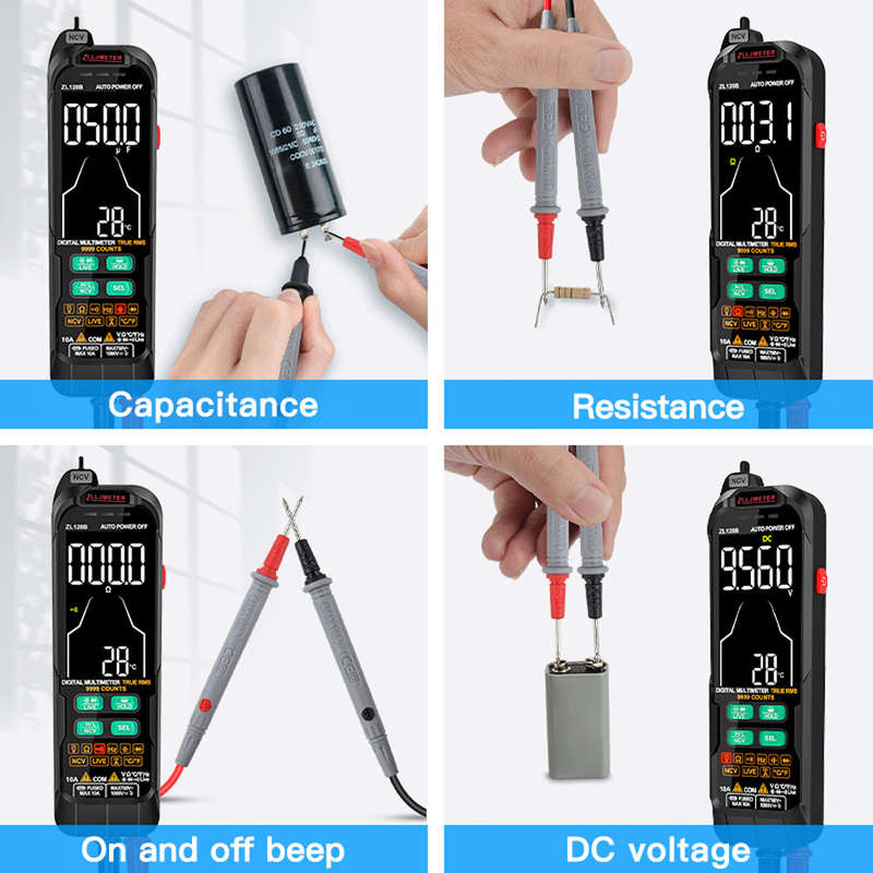 Digital Multimeter Professional Tester Meter Alternating Current Direct Current Voltage Multimetro T