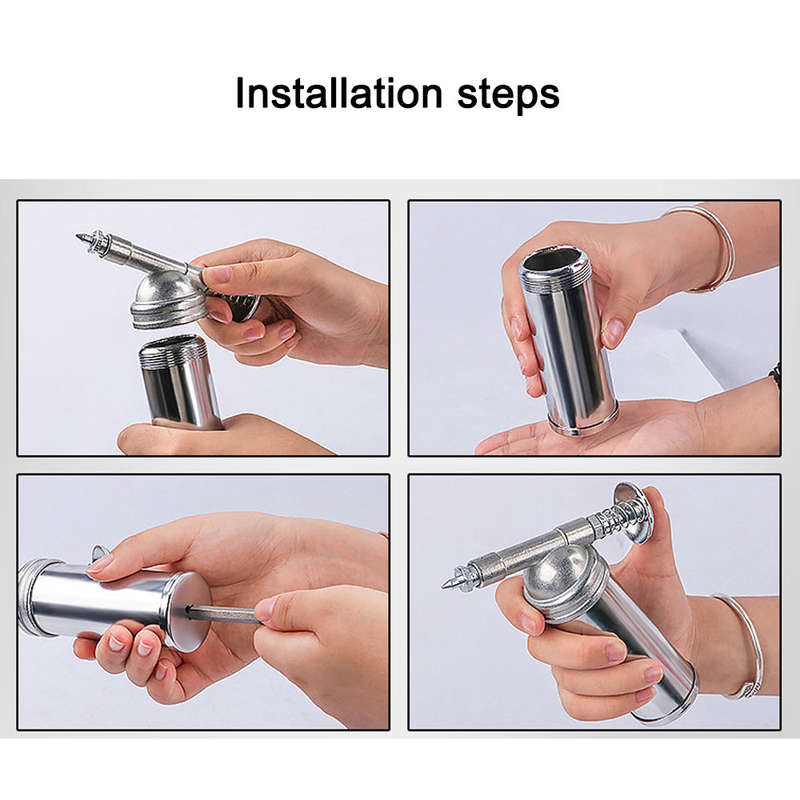 80CC Manual Grease Filling Machine Handheld Pressurized Grease Filler Auto Machinery Oil Excavator M