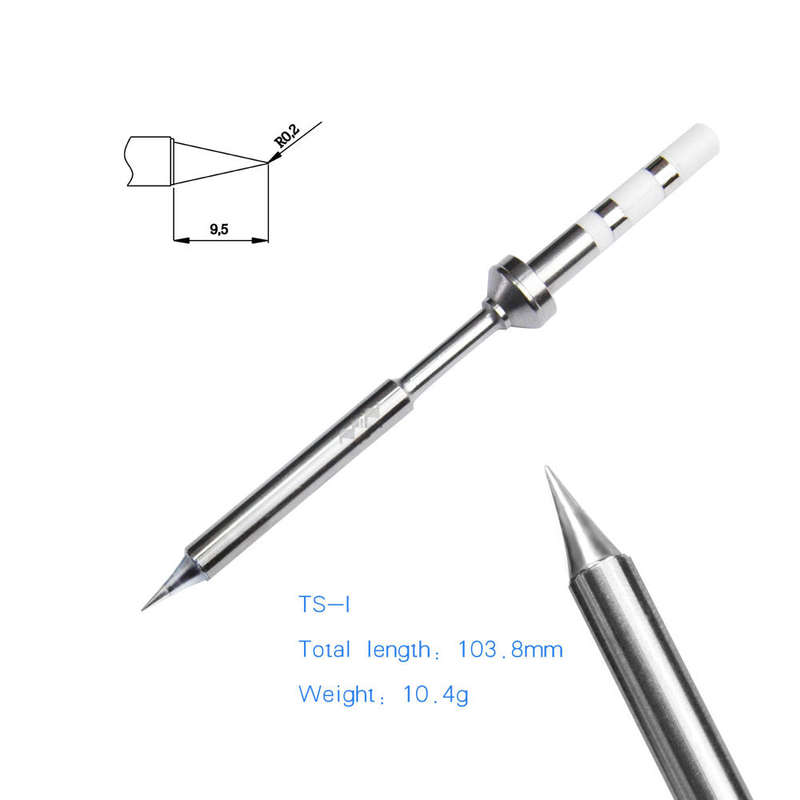 Mini TS100 TS101 Mini Digital Soldering Iron Bit Steel Welding Tips Easy Installation Replacement He