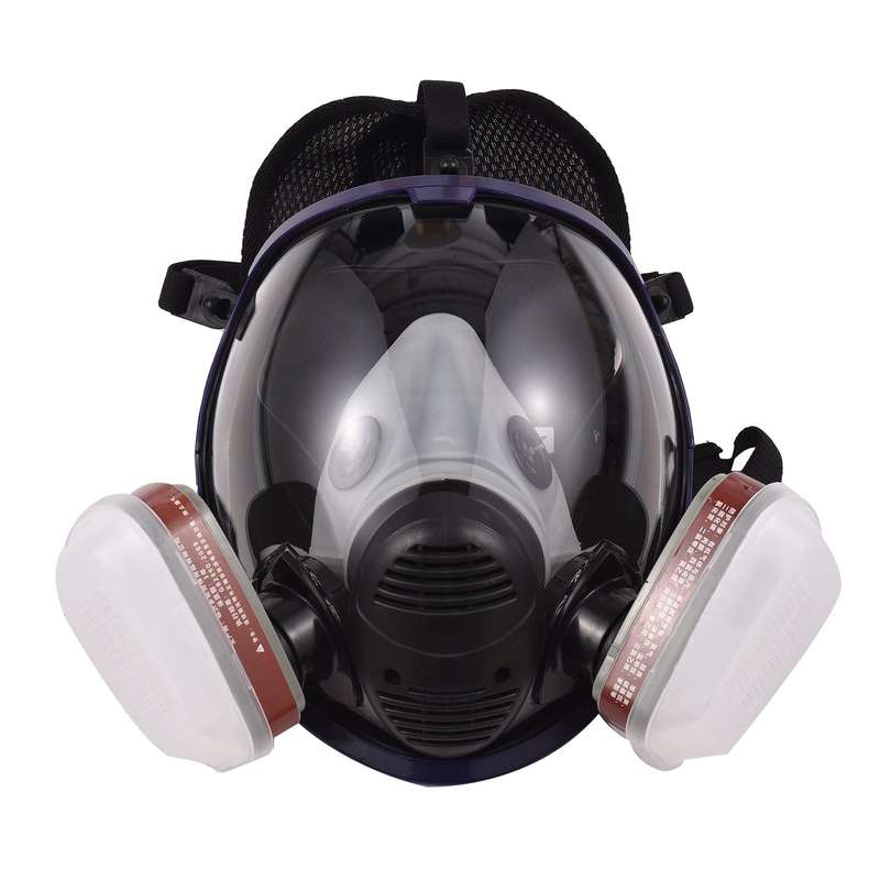 Gases Mask Chemical Sprays Paint Anti-formaldehyde Activated Carbon Mask Silicone Full Face Filters