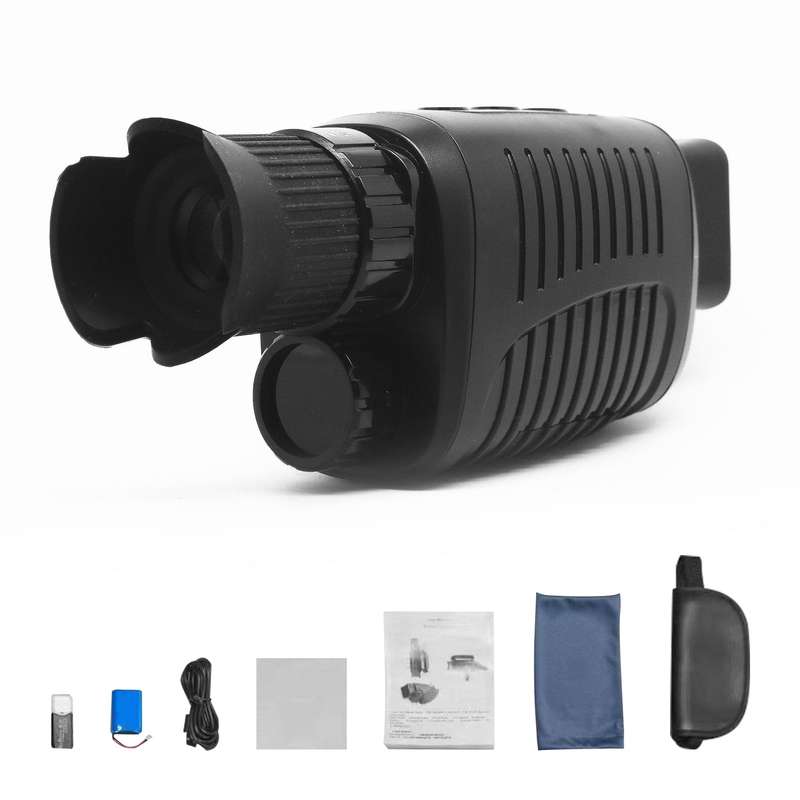 Outdoor Night-Visions Device Infrared Optical Monocular Device 10 Languages 5X Digital Zoom Photo Vi