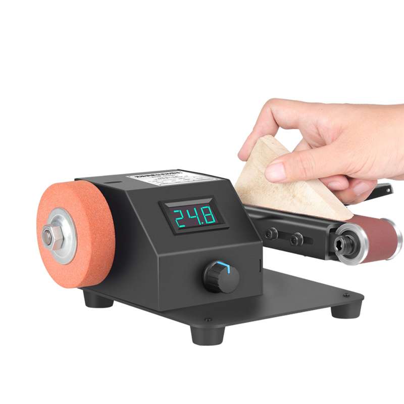 350W Vertical & Horizontal Mini Belt Sander Electric Sanding Polishing Grinding Machine Grinding San