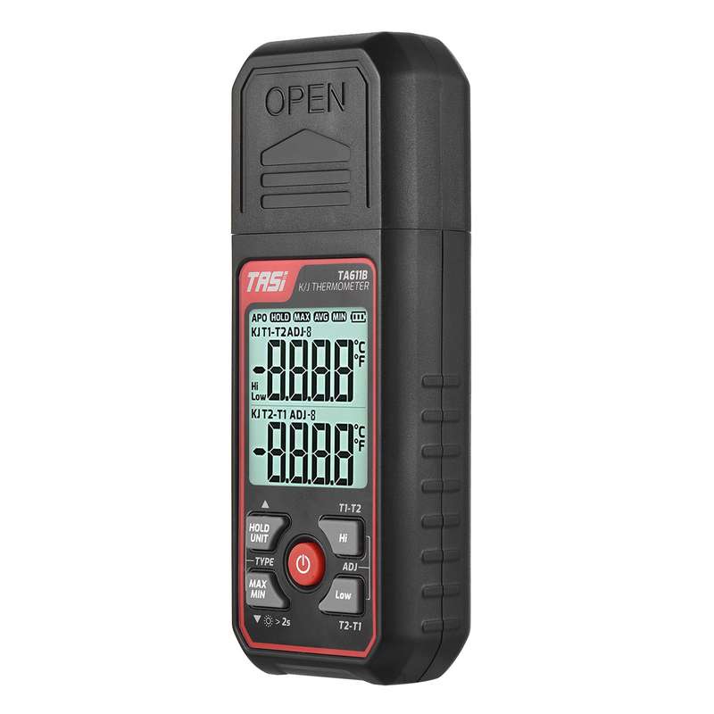 TASI TA611B K/J Thermometer Thermocouple -200~1372/ -328~2501 Handheld Digital LCD Temperatu