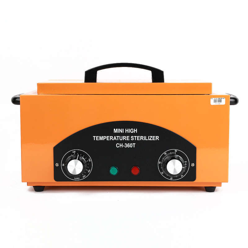 High Temperature Metal Tool Cleaning Box 300W Dry Heat Sterilization Machine with Timer Function for