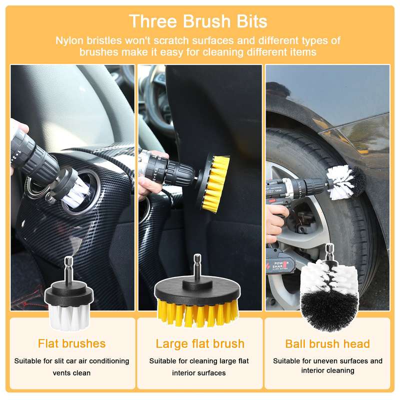 38PCS Car Polishing Pads Waxing Buffing Sponge Pad Kit Set for Car Polisher Buffer Waxer Sander Poli