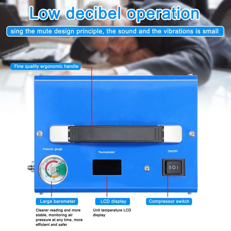 4500PSI Electric High Pressure Air Compressor with Barometer Intelligent Portable Automatic S