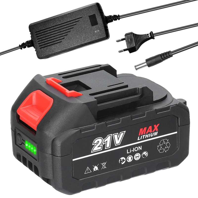 21V Makita Rechargeable Lithium Battery and Battery Adapter Set Electric Power Tool Replacement Batt