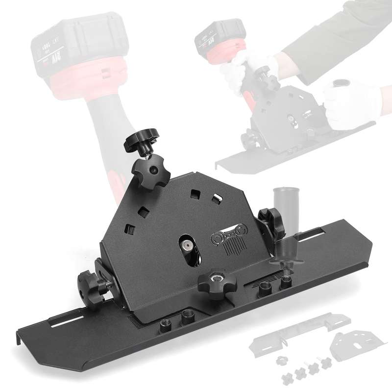 Aluminum Alloy 125 Type Angle Grinder Chamfer Bracket Screw Installation Multifunctional 45 Chamfer