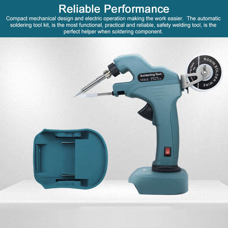 Automatic Tin Feeding Soldering Machine Handheld Soldering Iron Kit Cordless Welding Tool Lithium De
