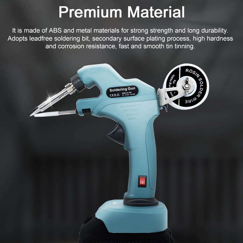 Automatic Tin Feeding Soldering Machine Handheld Soldering Iron Kit Cordless Welding Tool Lithium De