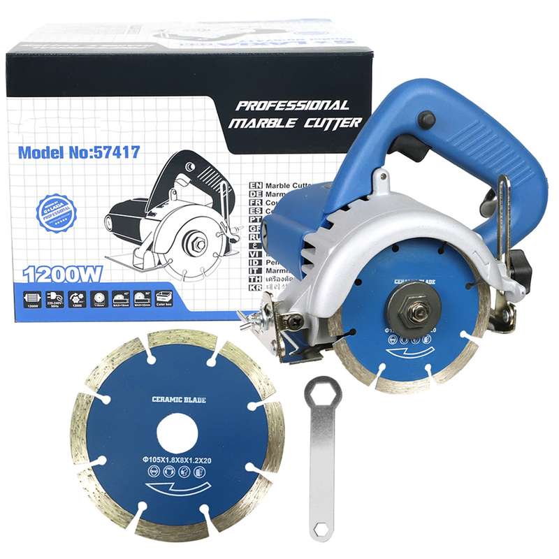 1200W Marble Cutter Ceramic Tile Cutting Machine Tile Saw Power Tile & Masonry Saw 0-45 Degre