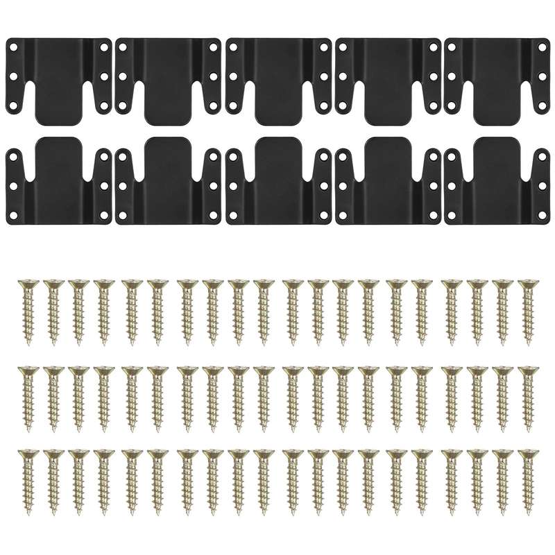 10Pcs Sectional Couch Connectors, Universal Sectional Sofa Interlocking, Easy to Install Couch Clips