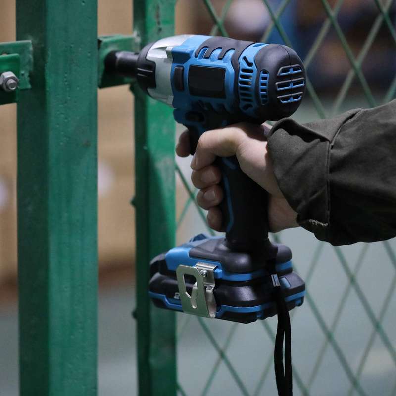 Cordless Impact Wrench, 1/2 inch Electric Impact Wrench w/Max Torque 260 ft-lbs (220N.m), Pow