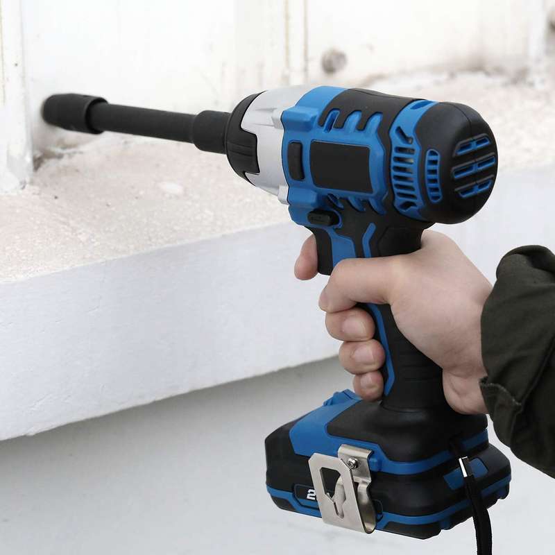 Cordless Impact Wrench, 1/2 inch Electric Impact Wrench w/Max Torque 260 ft-lbs (220N.m), Pow