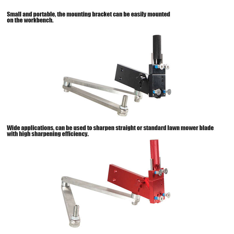 Lawn Mower Blade Sharpener 15-45 Adjustable for Straight and Standard Lawn Mower Blade