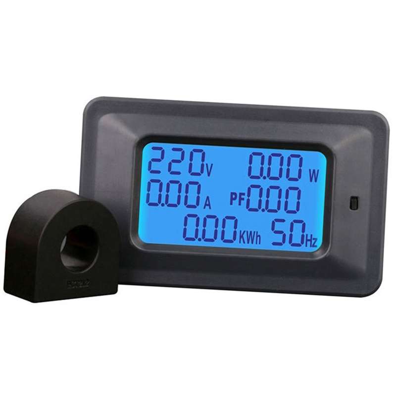 100A Digital Voltage Meter Energy Meter LCD 5KW Power Factor Energy Frequency Meters Voltmete