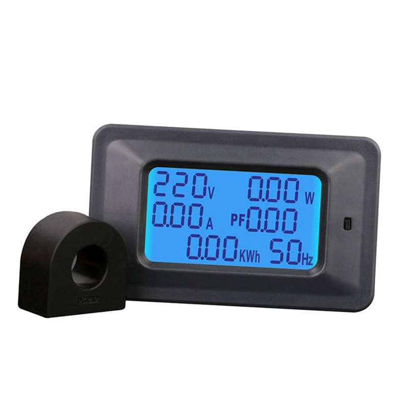 100A Digital Voltage Meter Energy Meter LCD 5KW Power Factor Energy Frequency Meters Voltmete