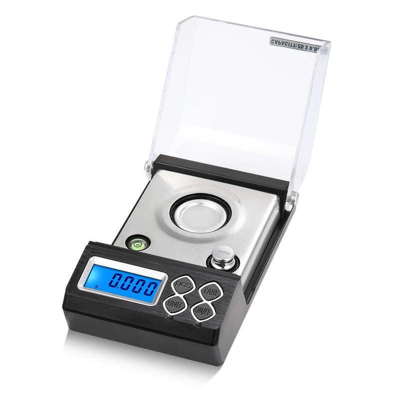 High Precision Professional Digital Milligram Scale 50g/0.001g Mini Electronic Balance Powder