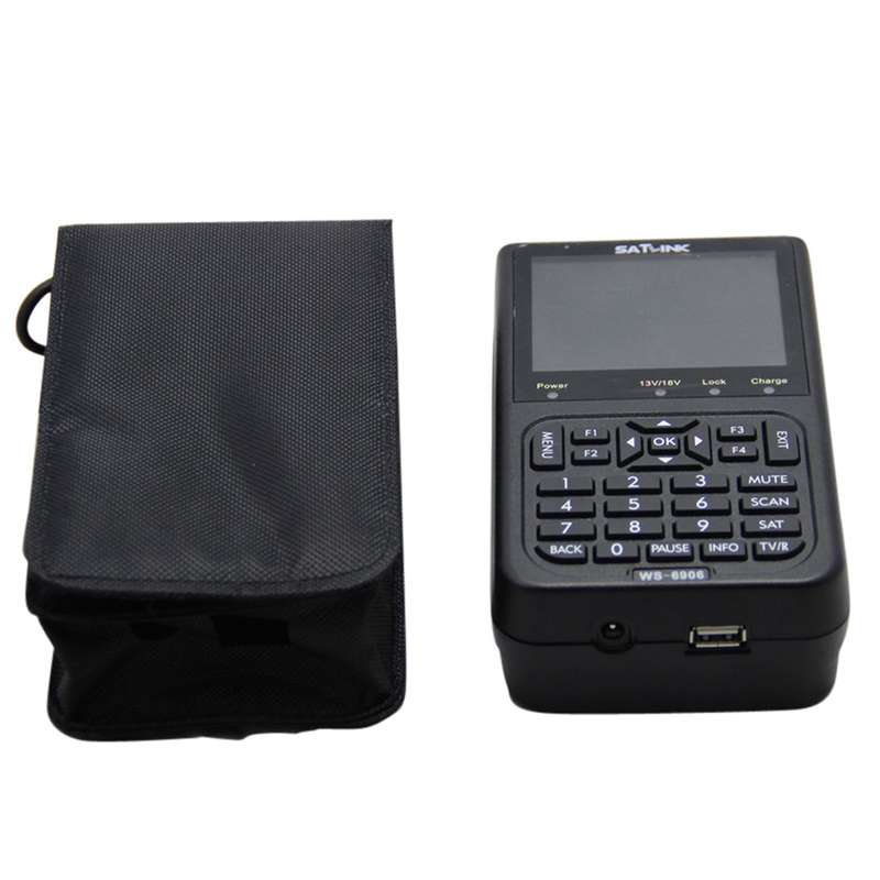 SATLINK WS6906 3.5in LCD Display Data Digital Satellite Signal Finder Meter