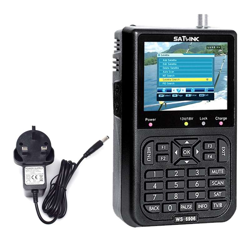 SATLINK WS6906 3.5in LCD Display Data Digital Satellite Signal Finder Meter
