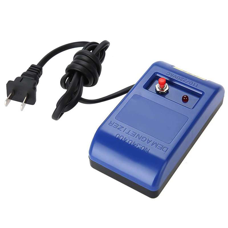 Watch Repair Screwdriver Jewelry Tweezers Electrical Demagnetizer Demagnetize Tool Degausser
