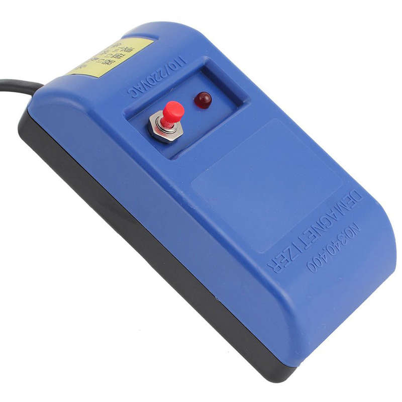 Watch Repair Screwdriver Jewelry Tweezers Electrical Demagnetizer Demagnetize Tool Degausser