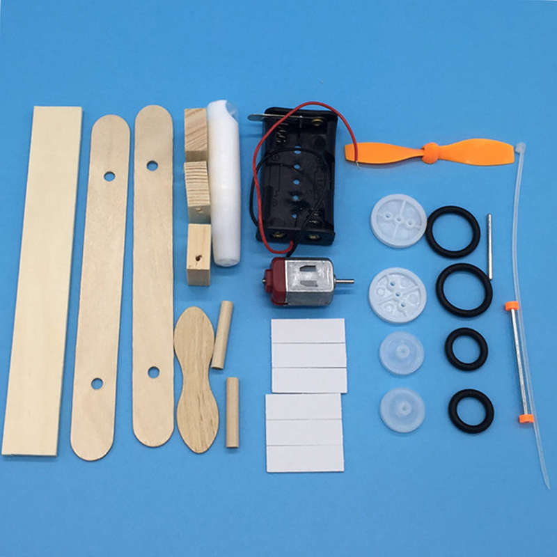 Wood Electric Aircraft Electric Glider DIY Kit Kids Toy Airplane DIY Kit Electric Wooden Airp