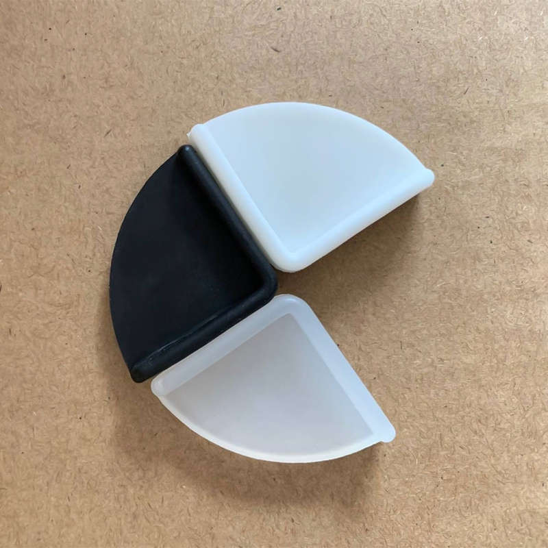 4PCS Baby Safety Silicone Table Edge Protector Angle Corner Protection Cover Anticollision Desk Edge