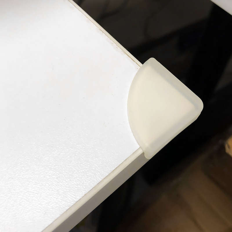 4PCS Baby Safety Silicone Table Edge Protector Angle Corner Protection Cover Anticollision Desk Edge