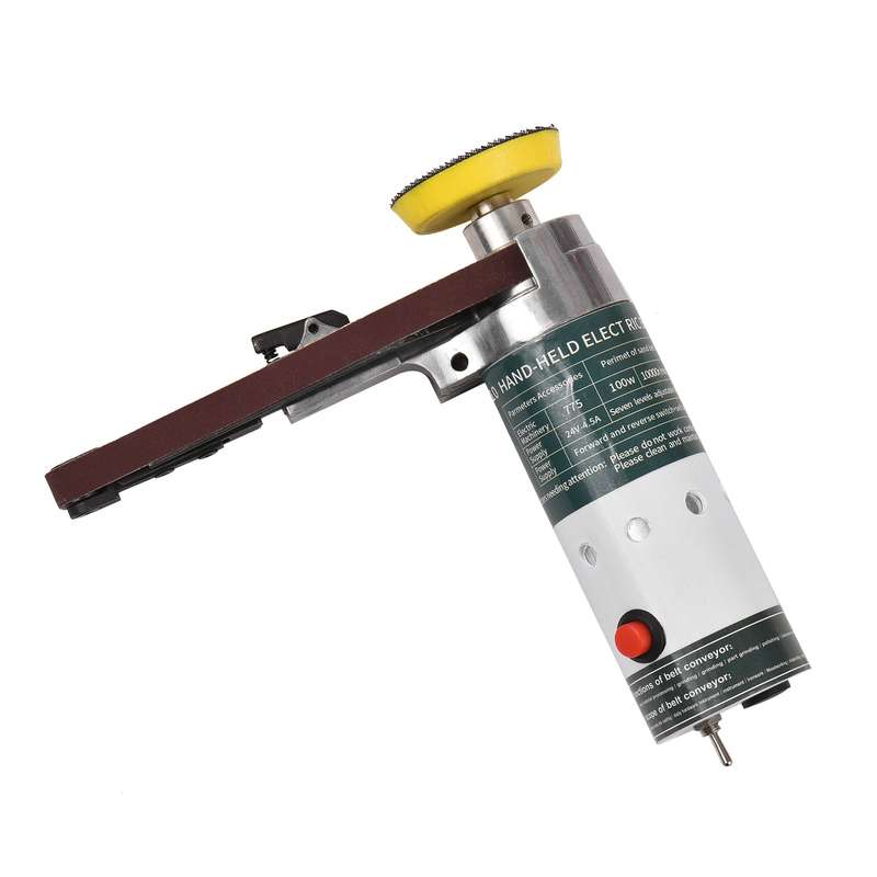 Electric Belt Sander Mini Belt Sander Electric Grinder Small Grinding Machine Hand-held Electric Bel