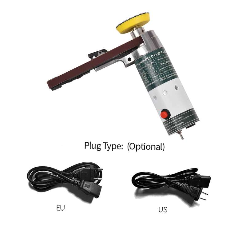 Electric Belt Sander Mini Belt Sander Electric Grinder Small Grinding Machine Hand-held Electric Bel