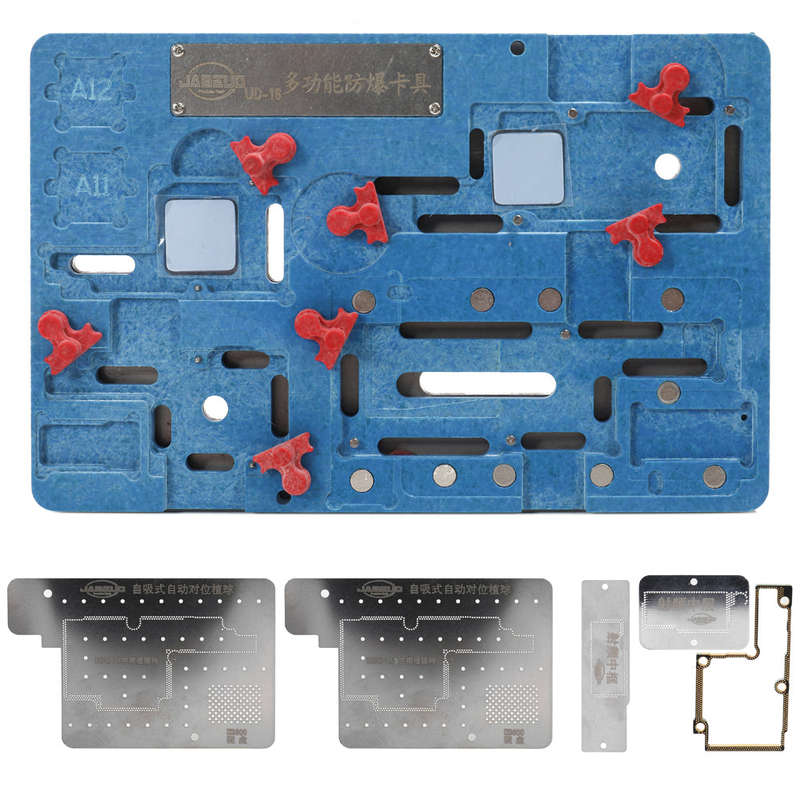 Explosion-proof Cooling Tin Multifunctional Platform PCB Holder Jig for IPX/XS/XS MAX Motherb