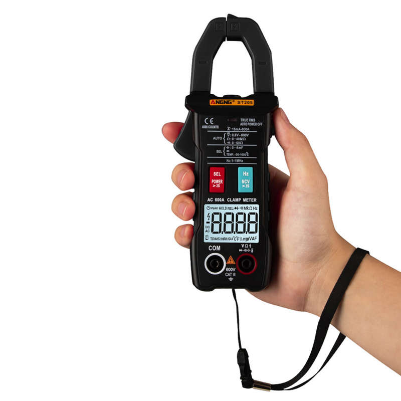 ANENG ST205 4000 Counts Full Intelligent Automatic Range True RMS Digital Multimeter Clamp Met