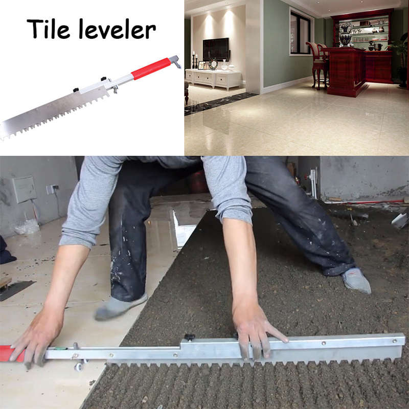 Versatile Tile Sand Paving Tool Ash Paver Multifunctional Leveling Ruler Adjustable Tile Leveler Pre