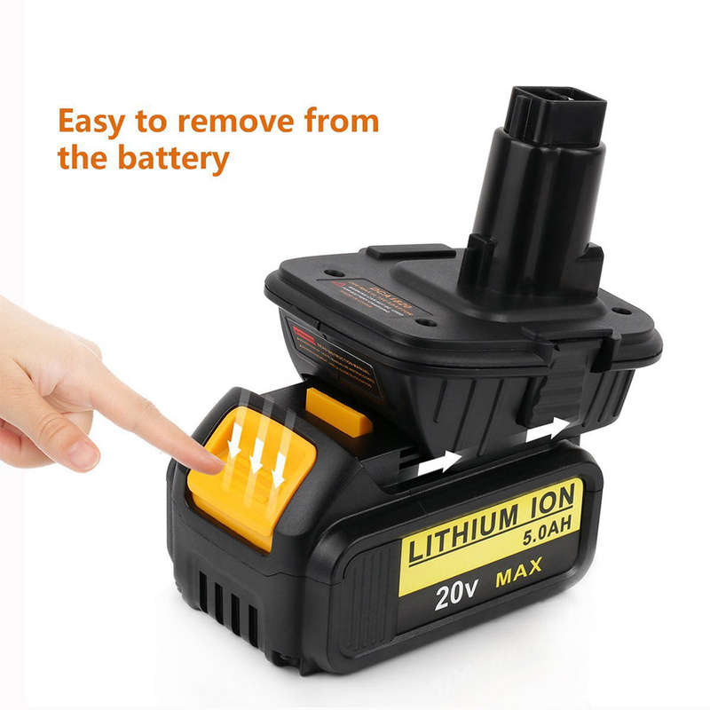 20V Battery Adapter DCA1820 for Dewalt 18V Tools Convert Dewalt 20V Lithium Battery for Dewalt 18V B