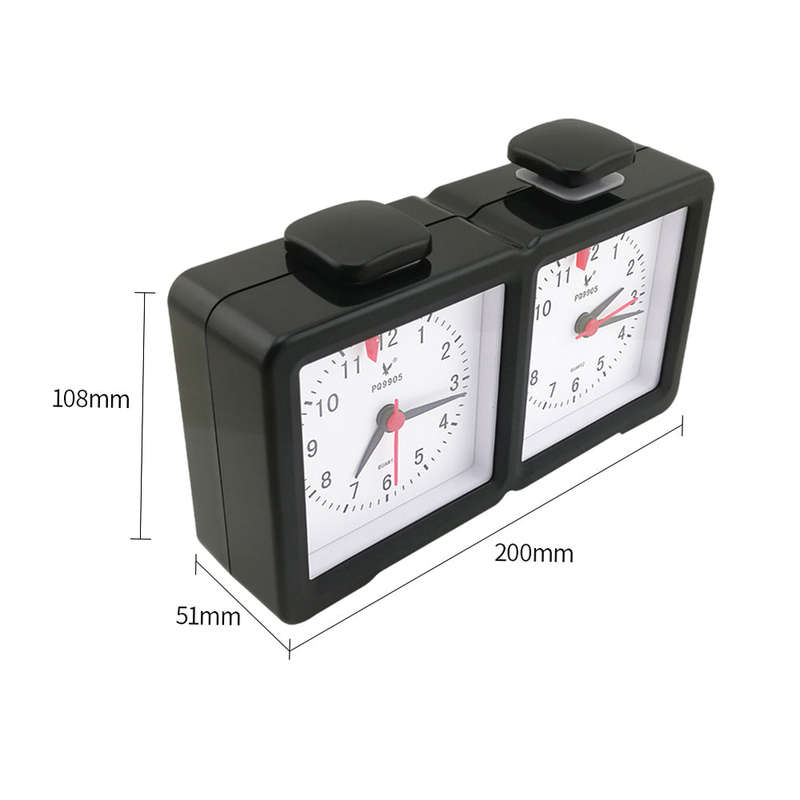 Chess Clock Quartz Electronic Analog Chess Clock Count Up Down Timer Game Timer I-go Count Up