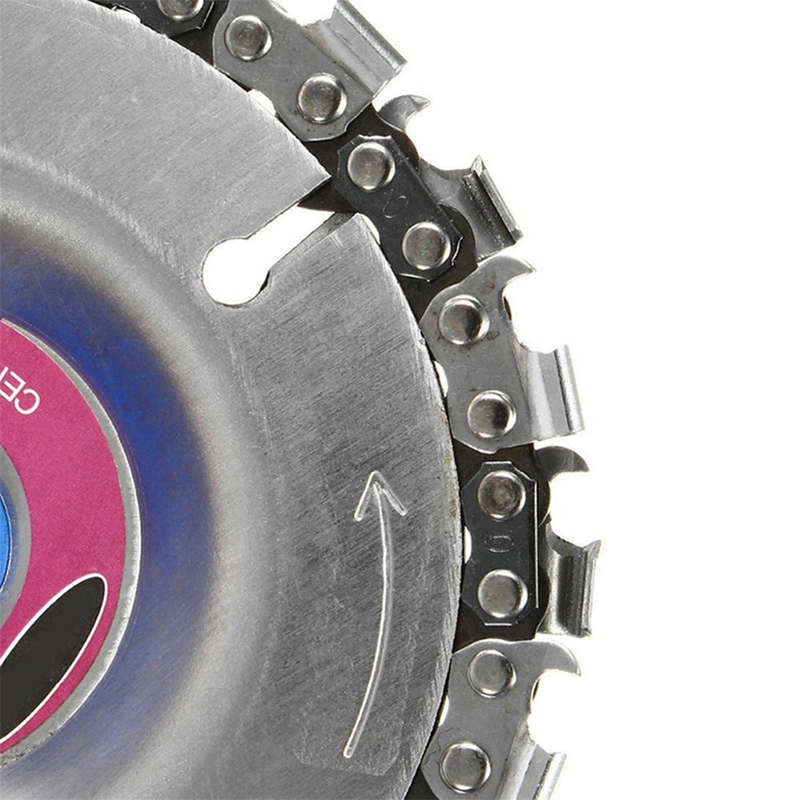 4 Inch Angle Grinder Disc 22 Tooth Chain Saw for Wood Carving Cutting Tool