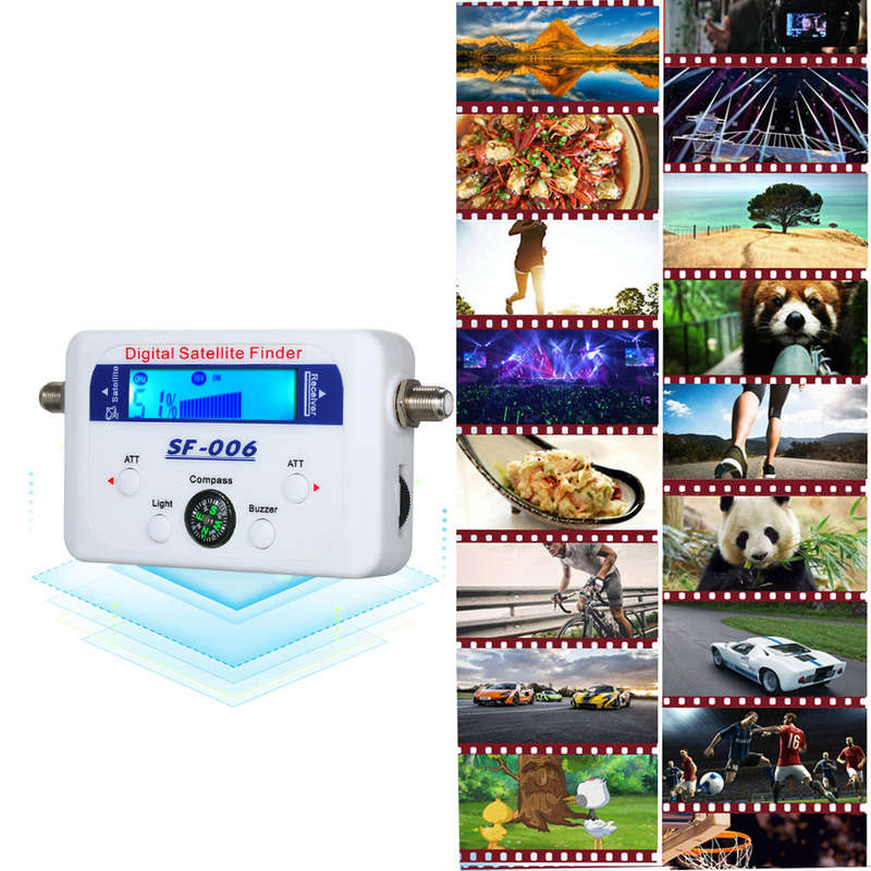 Digital Satellite Finder Satellite Signal Meter Mini Digital Satellite Signal Finder Meter wit