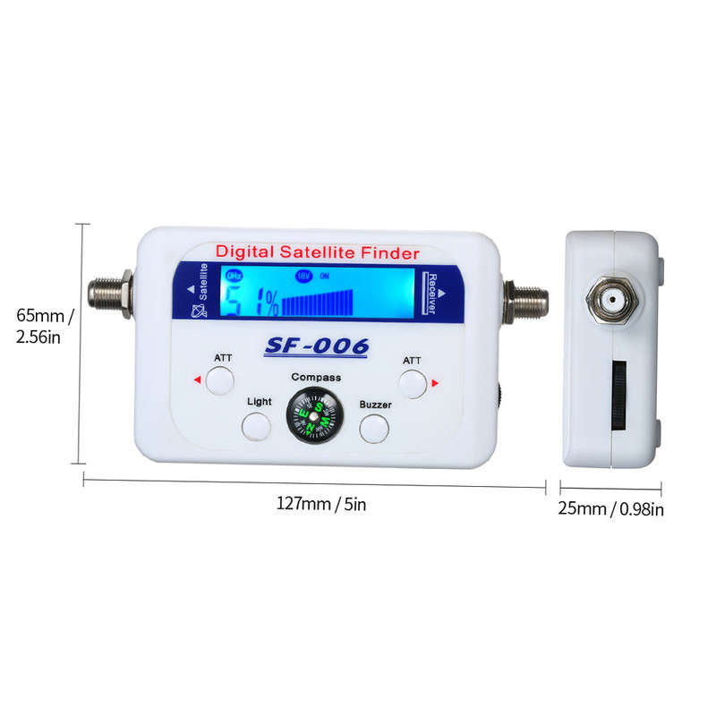 Digital Satellite Finder Satellite Signal Meter Mini Digital Satellite Signal Finder Meter wit