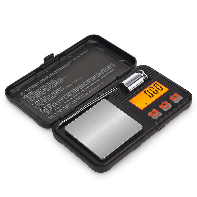 High Precision Professional Digital Milligram Scale 200g/0.01g Portable Jewelry Scale Mini Ba